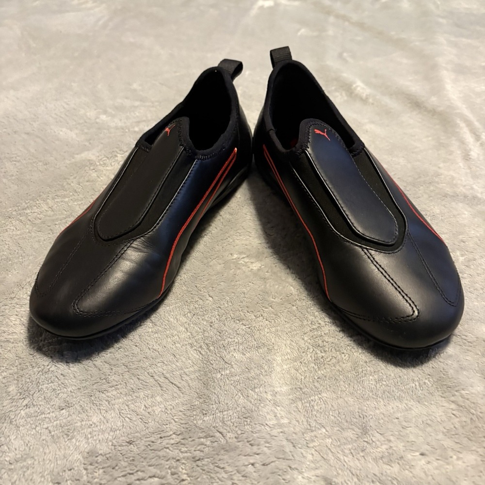 Puma Scuderia Ferrari Ridge Cat Women's Size 7 Sneakers Black Shoes 306666-01